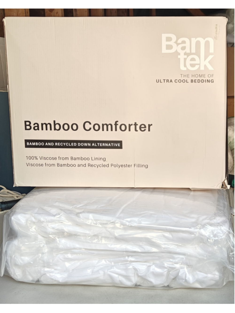 Bamtek viscose from bamboo KING cooling comforter duvet insert [Brand New]